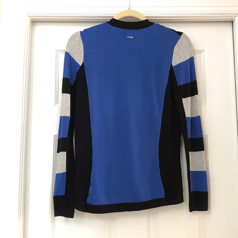 Monnari Buttoned Color-block Striped Cardigan - Picture 14 of 16